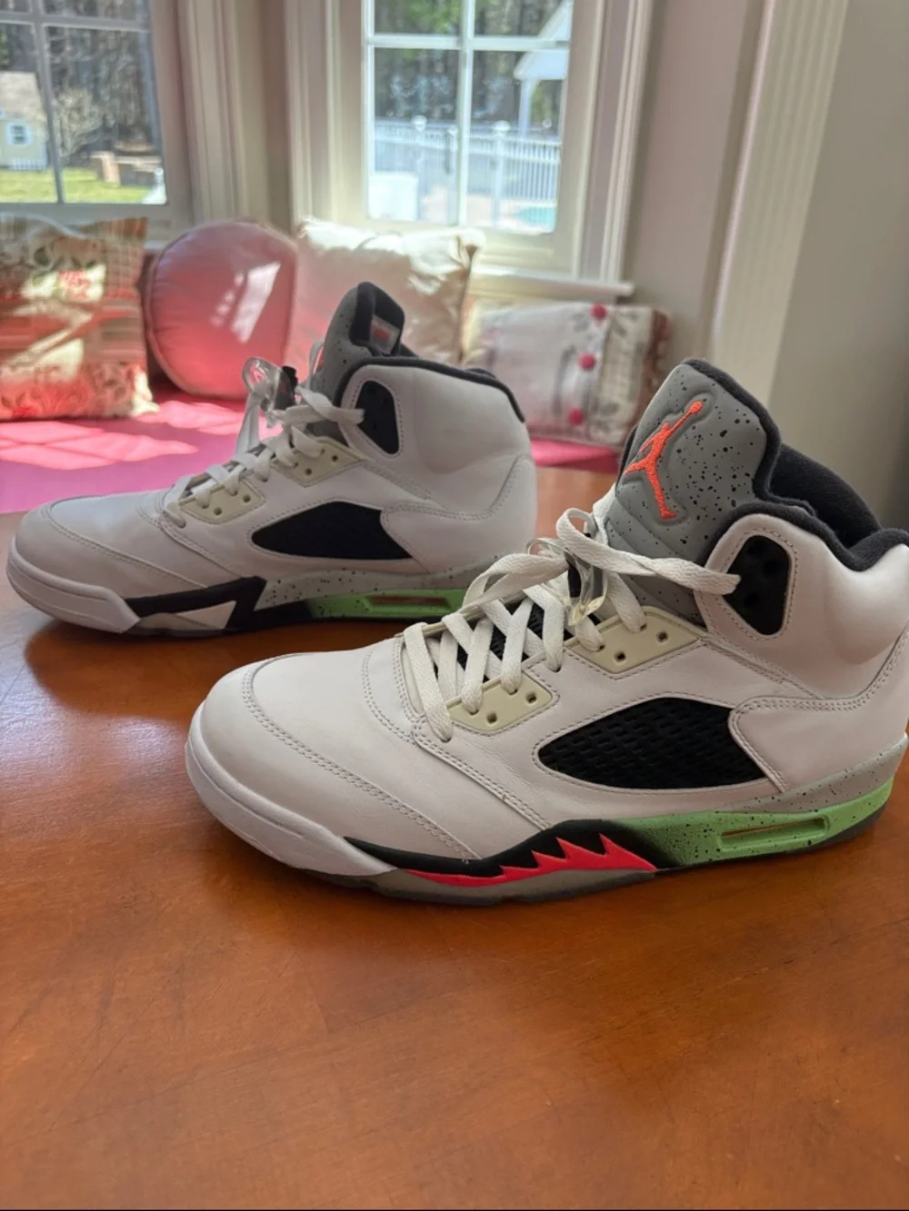 Air Jordan 5 Retro Pro Stars poison green color way